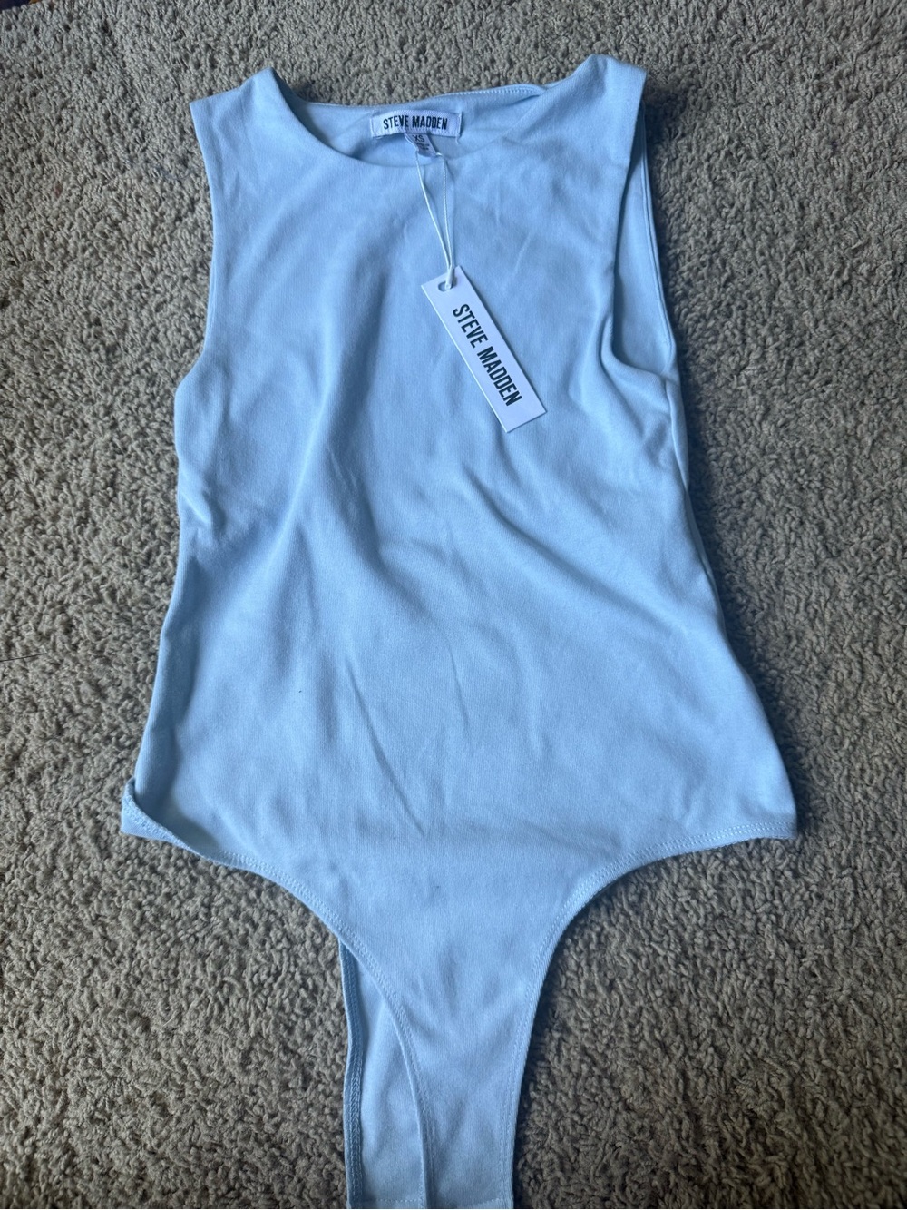 Steve Madden Light Blue Sleeveless One-Piece